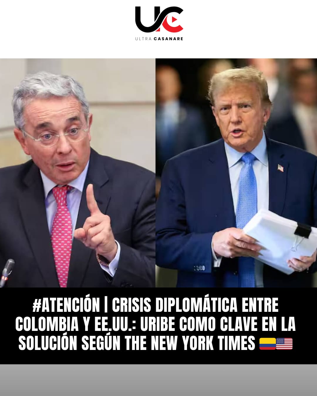 Crisis Diplomática entre Colombia y EE.UU.: Uribe como Clave en la Solución Según The New York Times 🇨🇴🇺🇸